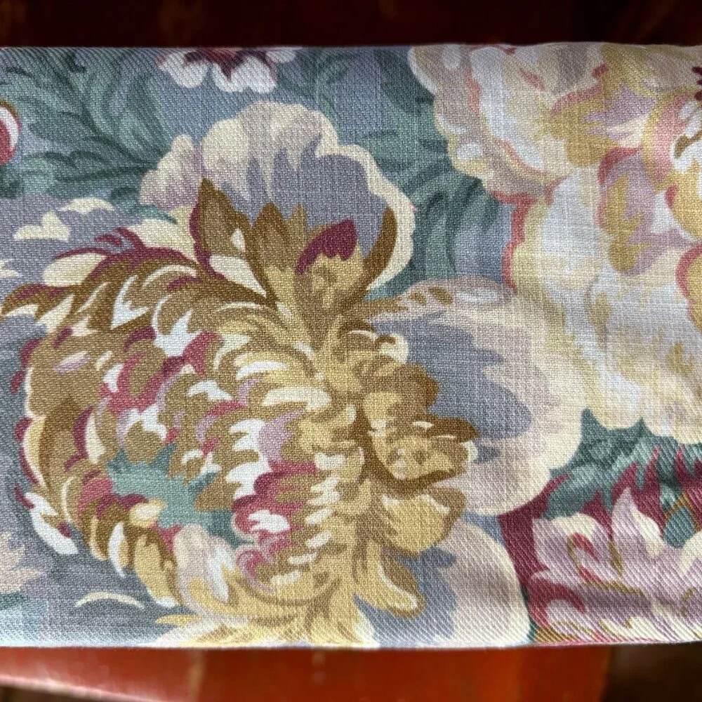 New Ralph Lauren ADALIA Large Floral FULL/QUEEN Size Duvet Cover 100% Cotton - Picture 5 of 8